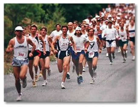 a marathon runner